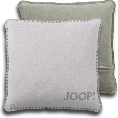 Zdjęcie produktu dla JOOP! gładka poszewka na poduszkę doubleface srebrny jadeit 50 x 50 cm