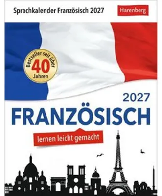 Productafbeelding van Französisch Sprachkalender 2027 - Französisch lernen leicht gemacht - Tagesabreißkalender