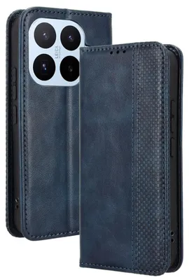 Produktbild von Coverup Vintage Style Klapphülle - Xiaomi 17T Hülle - Blau