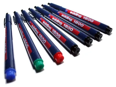 Produktbild von Edding 1800 Präzisionsfeinschreiber 0,5 schwarz 4-180005001