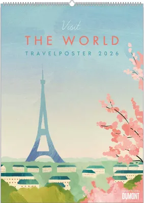 Produktbild von Travelposter 2026 - Reiseplakate-Kalender von DUMONT- Wand-K