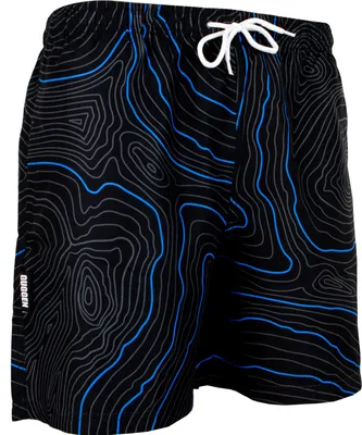 Produktbild von GUGGEN MOUNTAIN Badehose für Herren Schnelltrocknende Badeshorts mit Kordelzug Beachshorts Boardshorts Schwimmhose Männer Farbe Blau XXL