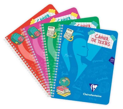 Image de Clairefontaine 308756C Clairefontaine Cahier de textes Mimesys, 170 x 220 mm, séyès