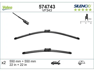 Immagine prodotto di Spazzola tergicristallo VALEO 574743
