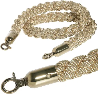 Produktbild von CONTACTO Goldfarbenes Seil 1500 mm zu Absperrpfosten, goldfarben
