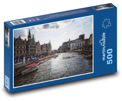 Zdjęcie produktu dla Puzzle 500 Belgia - Gandawa - martinpuzzle