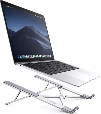 Obrázok produktu pre Stojan na notebook z hliníka s nastaviteľnou výškou, 5 úrovní, 8–17 palcov