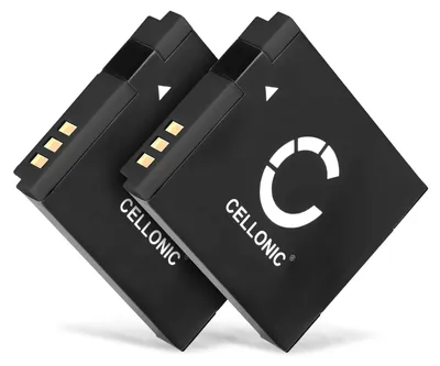 Image de CELLONIC 2x Batterie pour Appareil photo Compatible avec Canon PowerShot SX240 HS, PowerShot SX610 HS, PowerShot S95, NB-6L - (1000mAh, 3.7V)
