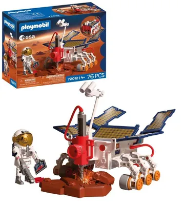 Produktbild von Space ESA Astronaut Fahrbarer Rover mit Bohrer und Solarpaneelen Hochwertiges Weltraum Spielzeug Set für Kinder ab 4 Jahren 72012 Mars-Erkundungsrover