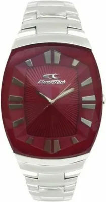 Productafbeelding van Chronotech CT7065L-27M dameshorloge, met een roestvrijstalen kast en een metalen band
