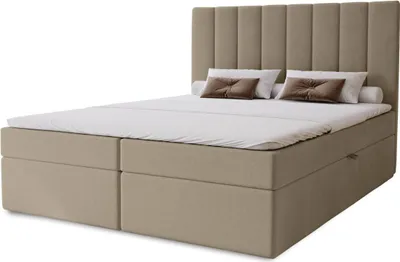 Produktbild von Hotel-Doppelbett 140x200 GRETNA - Latte Macchiato