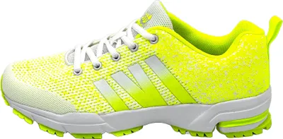 Produktbild von Venustein Herren Damen Sportschuhe Turnschuhe Laufschuhe Sneaker Hallenschuhe, Weiß, Grün, Größe 44