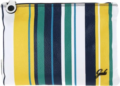 Immagine prodotto di Gabs Pelle borsa a tracolla Beyonce TG ST. Multirighe + Ruga Bicolor Black Pochette Toni Freddi + Bianco Ottico + Peperita