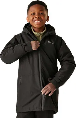 Produktbild von Regatta Farbank Ii Jacke Schwarz 15-16 Years Jungen,Mädchen Schwarz 15-16 Years