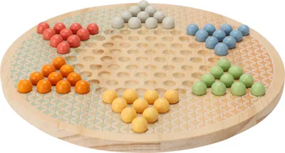 Produktbild von Houten Bordspel Halma in Katoenen Zak
