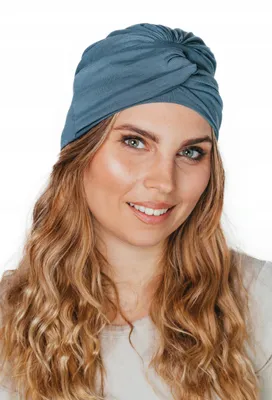 Immagine prodotto di Eva Design, berretto da donna modello Sara, turbante, materiale: bambù
