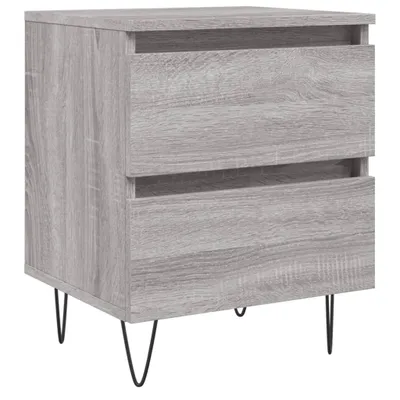 Produktbild von Nachttisch Grau Sonoma 40x35x50 cm Holzwerkstoff