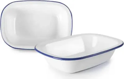Obrázek produktu pro Mini pekáč smaltovaný 20 x 14 x 5 cm bez poklopu