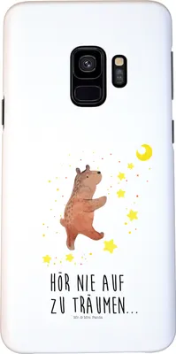 Produktbild von Mr. & Mrs. Panda Samsung Galaxy S9 Handyhülle Bär Träume - Weiß - Geschenk, Handy Schutzhülle, Traum, Traumdeutung, Hülle, Teddy, Träumen, Cover, Case