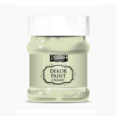 Produktbild von PENTART Dekorfarbe Chalky, 230 ml, Flechtengrün