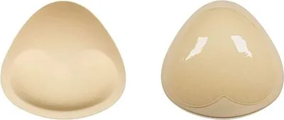 Produktbild von Shapelux Trianguläre BH-Einlagen - Beige (1 Paar) - Push-Up Polster für BH und Bikini