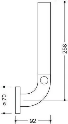 Produktbild von HEWI 801.21.202 98 Reservepapierhalter Ser 801,