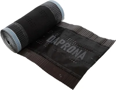 DAPRONA Firstband Alu Super Vent 1 Rolle - 320mm x 5m Braun (RAL 8017)  Rollfirst für eine optimale Dachfirst Abdeckung, Super Butylkleber