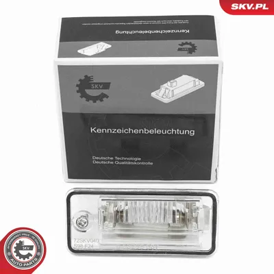 Produktbild von ESEN SKV 72SKV040 Kennzeichenbeleuchtung Rechts für AUDI A3 Sportback (8PA)
