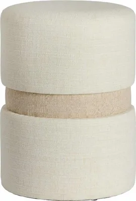 Produktbild von Light & Living - Sitzpuff Novira - Beige - Ø35x46cm