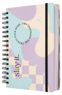 Imagen del producto de Agenda diaria A5, año 2024, 12 meses, 1 página por día, para la organización