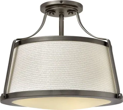 Produktbild von Elstead Charlotte Deckenleuchte E27 3-fach Antikes Nickel