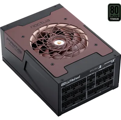 Produktbild von PRIME TX-1600 Noctua Edition (schwarz, 2x 12 Pin High Power GPU, 6x PCIe, Kabel-Management, 1600 Watt)