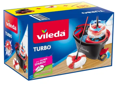 Produktbild von Vileda TURBO Box inkl. 2in1 Turbo Ersatzbezug *Frühjahrspromo 2020*