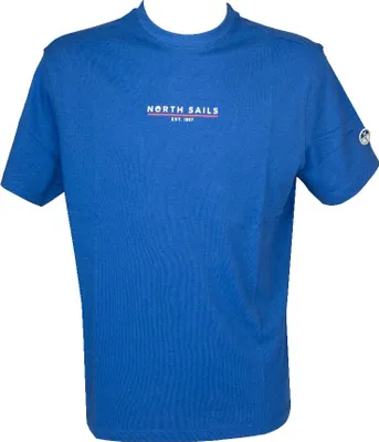Produktbild von NORTH SAILS Herren-T-Shirt, Rundhalsausschnitt, kurzärmliges Baumwoll-T-Shirt mit Aufdruck, Artikel 692974, IT XXL - EU XL - USA XL, Cotone 100%