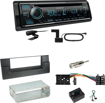 Produktbild von Kenwood KDC-BT760DAB Bluetooth DAB USB Einbauset für BMW 5er E39 bis 09/2000