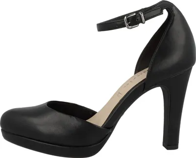 Produktbild von Tamaris Damen Pumps Plateau Blockabsatz Fesselriemen 1-24402-20, Größe:39 EU, Farbe:Schwarz