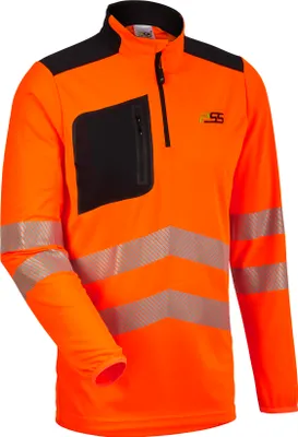 Produktbild von PSS Funktionsshirt / Warnschutz Funktionsshirt X-treme Skin Langarm Orange/Schwarz Größe M