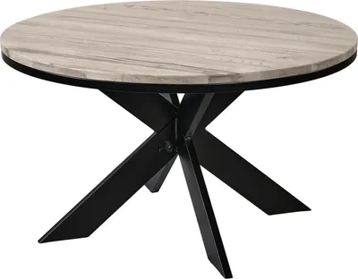 Produktbild von Esstisch Nottingham Eiche Rustic Oak 120x120x75 Weiß
