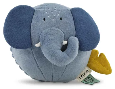 Imagen del producto de Trixie: Juguete para perros, pelota con sonido "Mrs. Elephant" - pelota sensorial, de varios colores