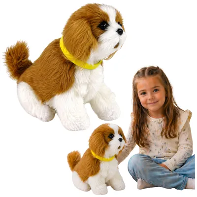 Produktbild von Interaktiver Plüsch-Cavalier-Hund bellt und bewegt den Schwanz