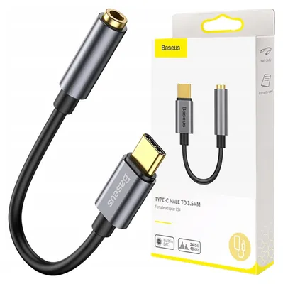 Immagine prodotto di Adattatore Audio Baseus L54 Usb-C + Mini Jack 3,5Mm (Szary)