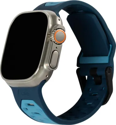 Produktbild von Urban Armor Gear 194002115555, Band, Smartwatch, Blau, Apple, Watch Series 8, SE2, Ultra, 7, 6, 5, 4, 3, 2, 1, SE, Silikon