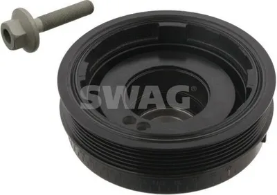 Produktbild von SWAG 10 93 3579 Riemenscheibe Kurbelwelle passend für MERCEDES-BENZ C-Klasse Limousine (W204) 155mm 5-Rippen