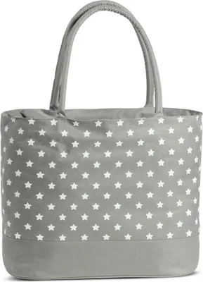 Produktbild von Umhängetasche Badetasche Einkaufstasche RV Tasche in Blau modernes Druckmuster Sterne