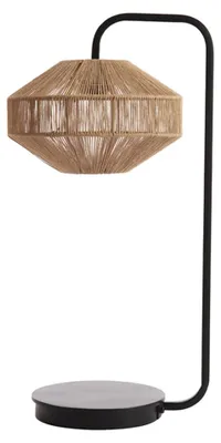 Obrázek produktu pro Light & Living - stolní lampa - Lyra - černá - kov - E27 - 8054584