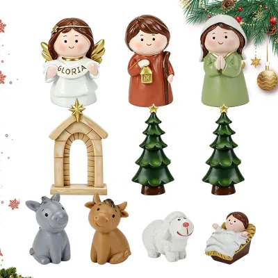 Obrázek produktu pro Náboženská vánoční sada s figurkami pro svátky