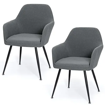 Productafbeelding van Set van 2 Universele Stoelhoezen met Jacquard Armleuningen