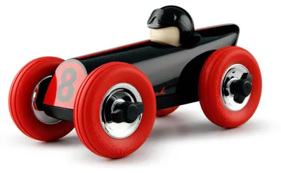 Produktbild von Playforever Rennwagen Buck Roddie - Vintage Spielzeugauto rot schwarz