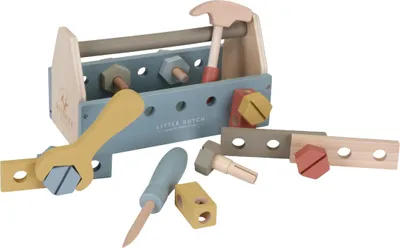 Produktbild von Little Dutch Toolbox, Holz, Mehrfarbig