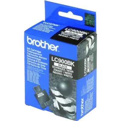 Produktbild von Brother LC900BK, Schwarz, 500 Seiten, Tintenstrahl